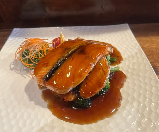 Salmon Teriyaki.