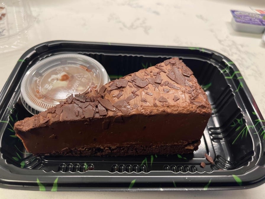 Chocolate Mousse Cake.