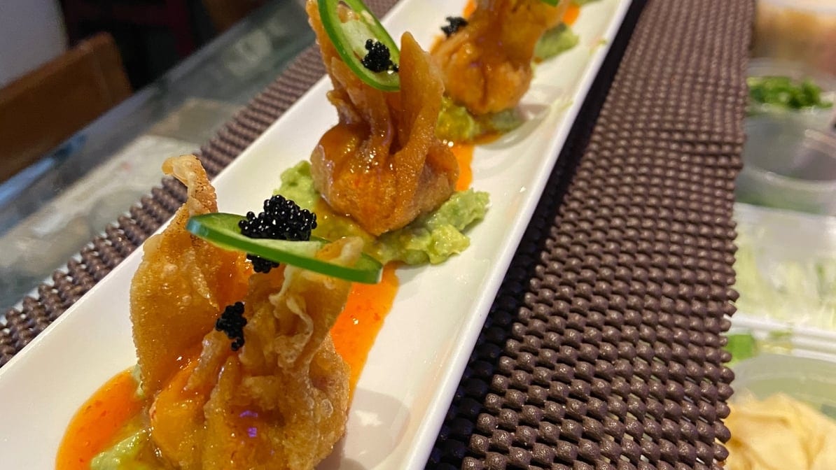 Crispy Spicy Tuna Wonton.