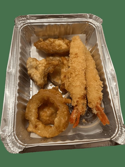 Shrimp & Vegetable Tempura Appetizer.