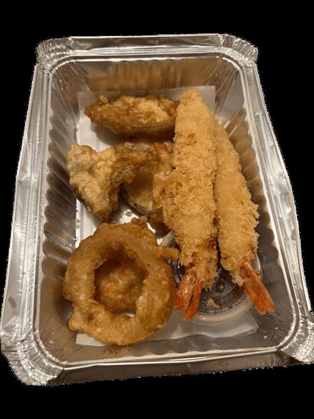 Shrimp & Vegetable Tempura Appetizer.