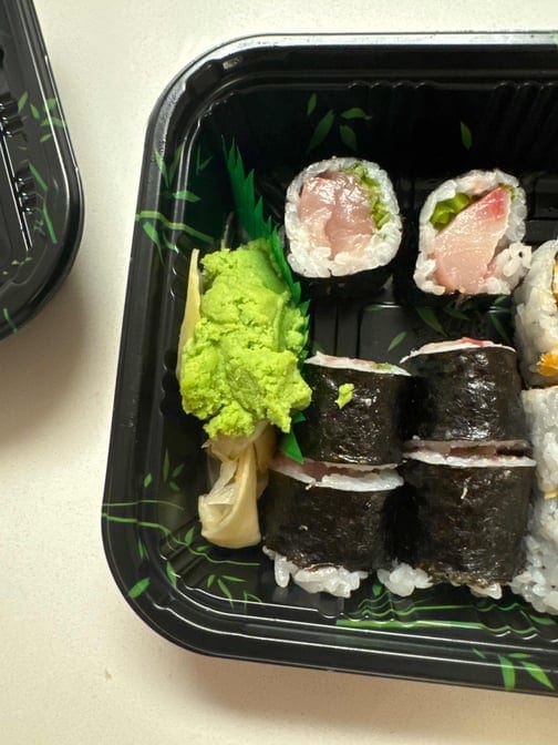 Yellowtail Scallion Roll.