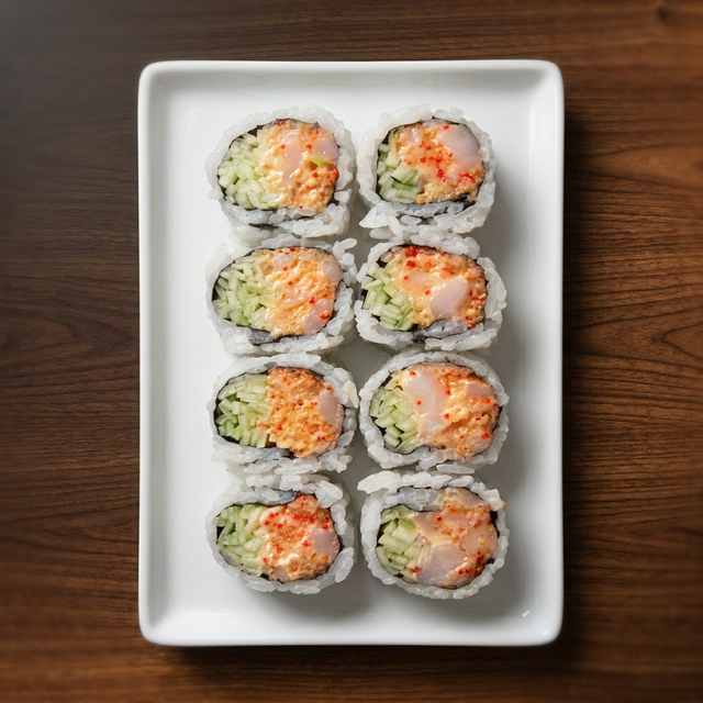 Spicy Scallop Roll.