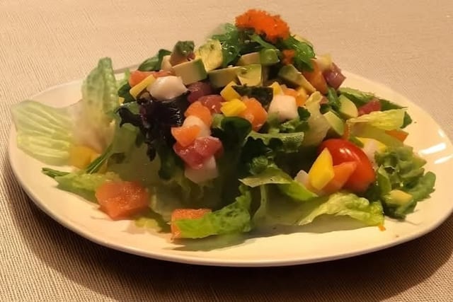 Yamashiro Sashimi Salad.