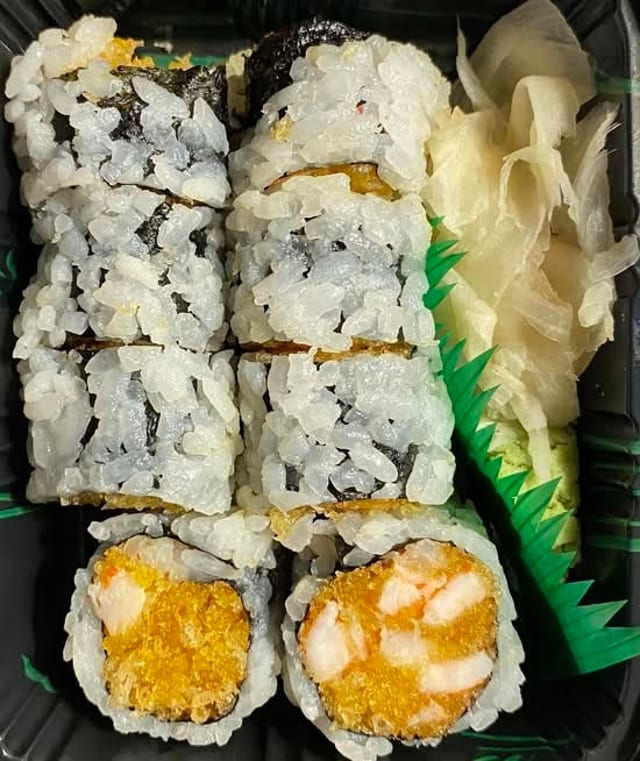 Spicy Shrimp Crunch Roll.